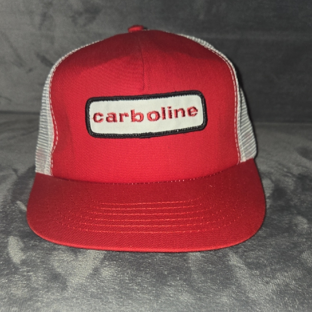 Carboline Bold Red Trucker Hat